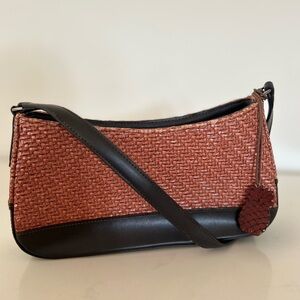 Vintage Liz Claiborne Woven Shoulder Bag